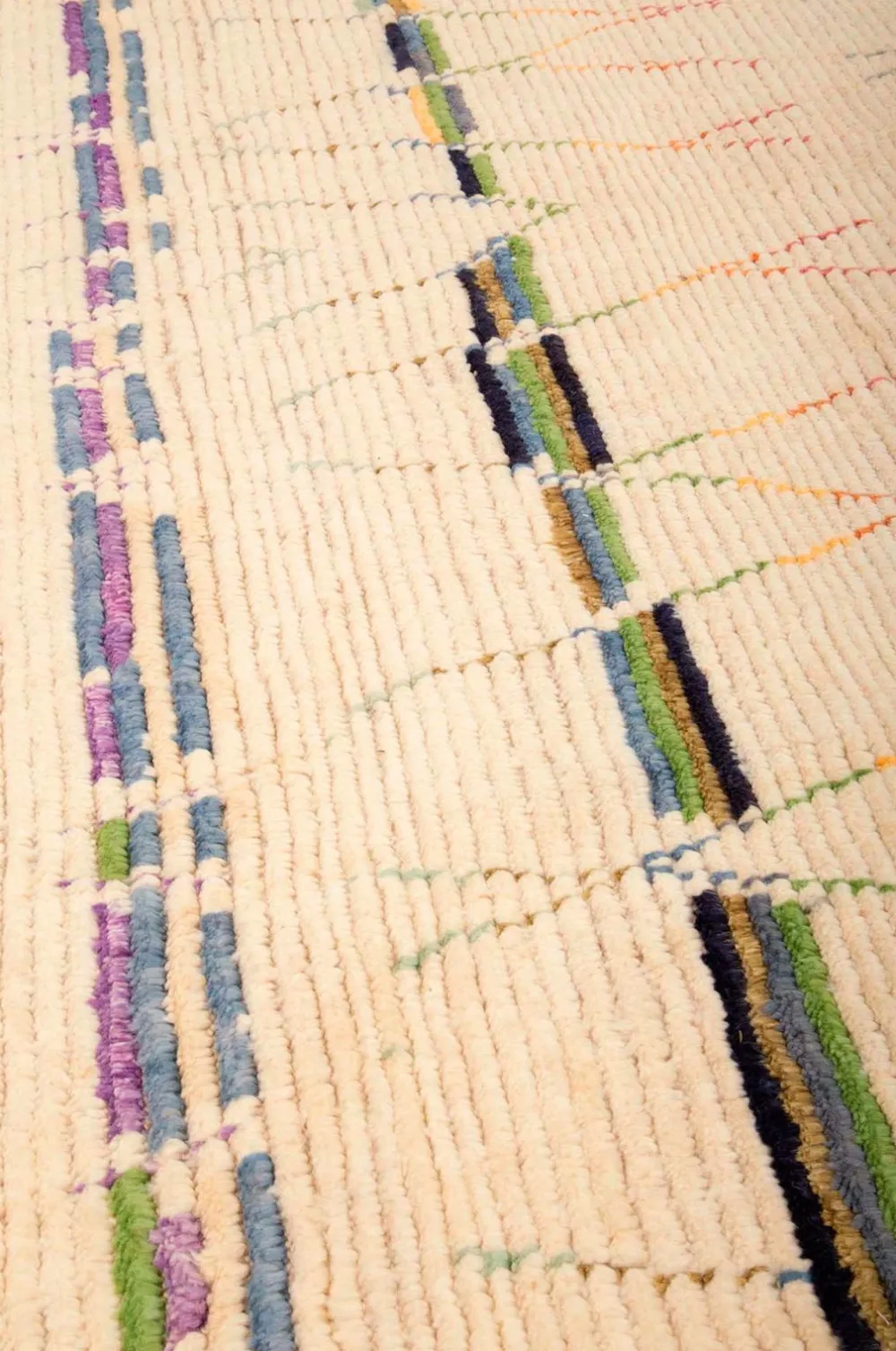 Bargi Uldtæpper>Uldtæppe Berber 260 x 308 cm Hvid