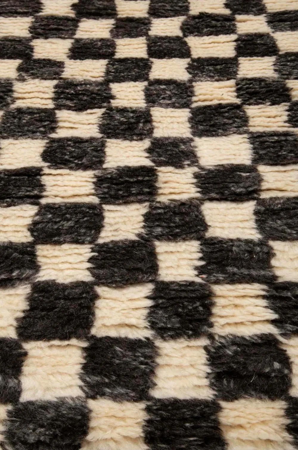 Bargi Uldtæpper>Uldtæppe Berber Chess 93x160 cm Brun