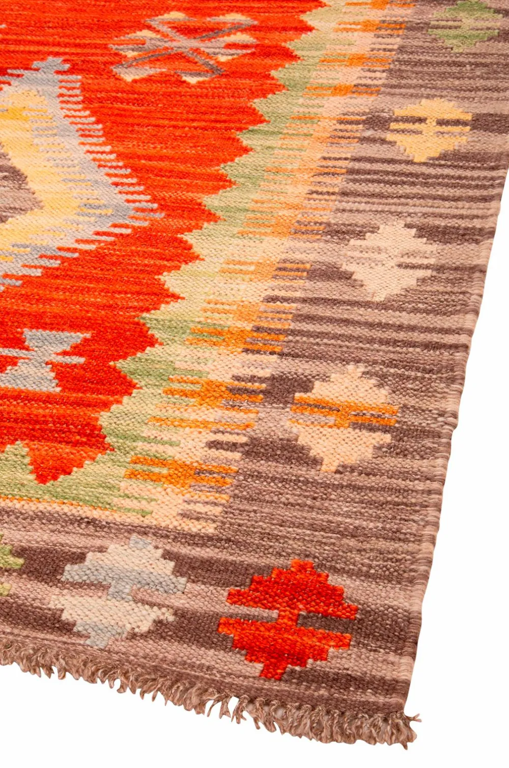 Bargi Uldtæpper|Fladvævede Tæpper>Uldtæppe Kelim 173x250 cm Multi