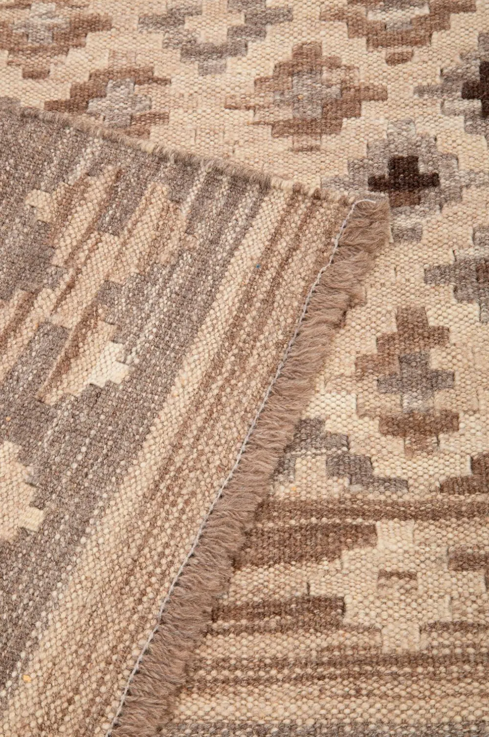 Bargi Uldtæpper>Uldtæppe Kilim Raw 175x228 cm Grå