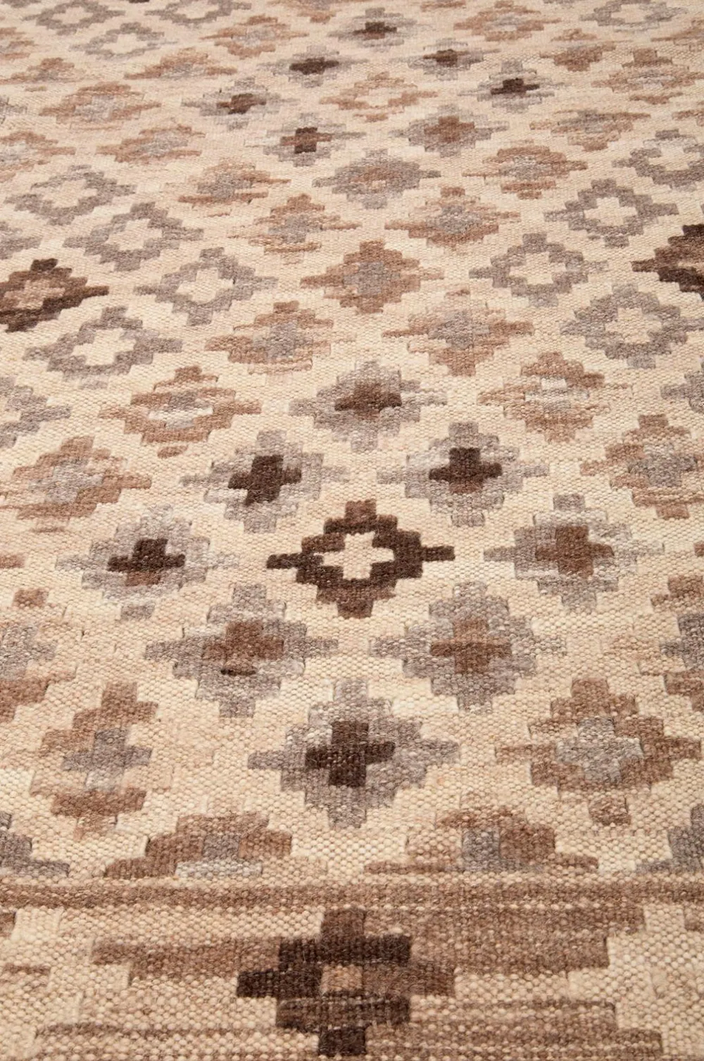 Bargi Uldtæpper>Uldtæppe Kilim Raw 175x228 cm Grå