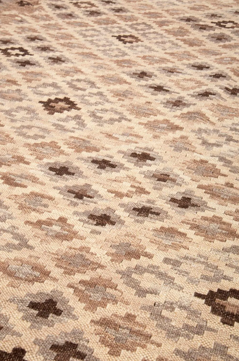 Bargi Uldtæpper>Uldtæppe Kilim Raw 180x224 cm Grå