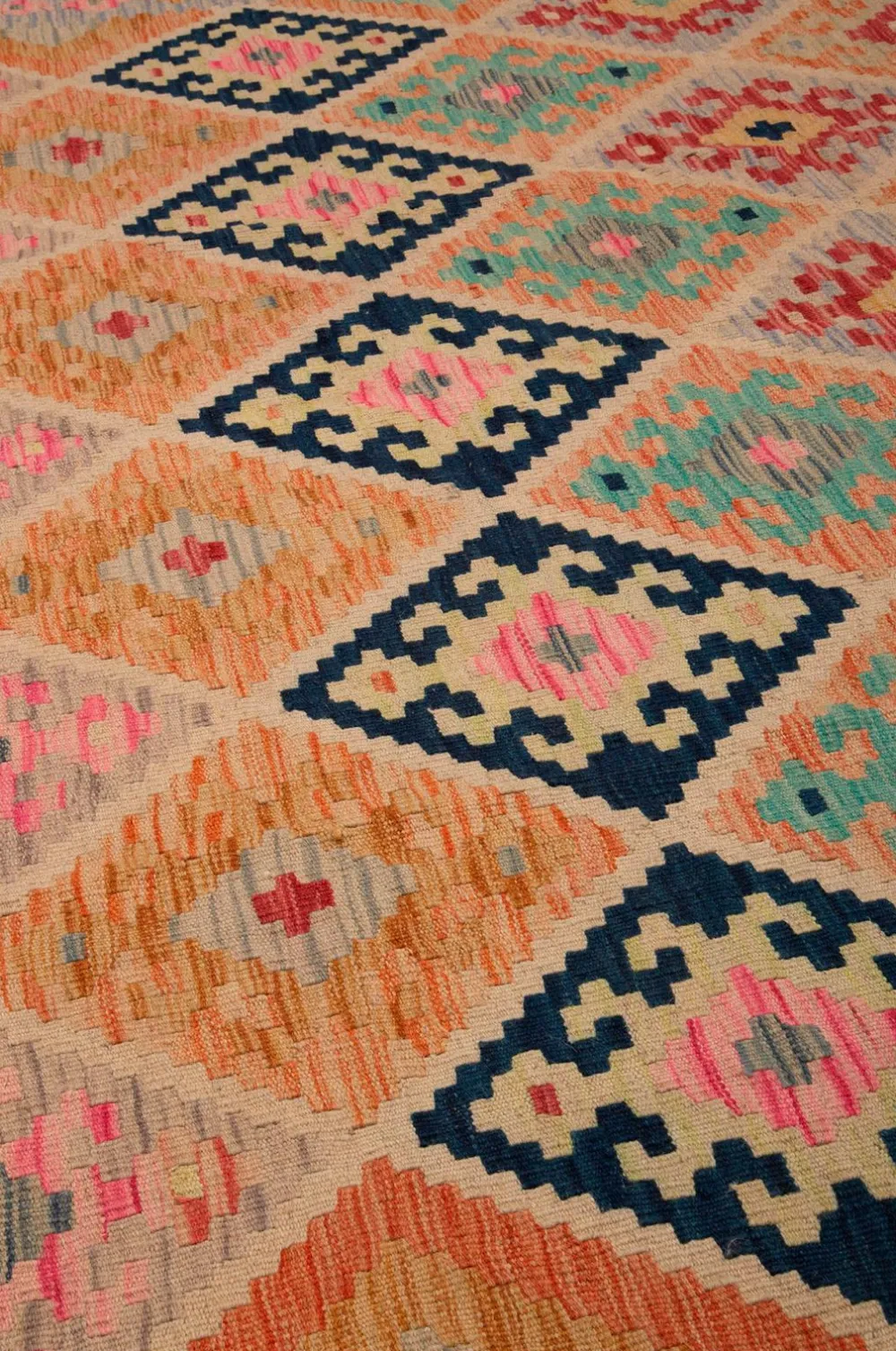Bargi Uldtæpper|Fladvævede Tæpper>Woolcarpet Kilim 212x316 cm Multi