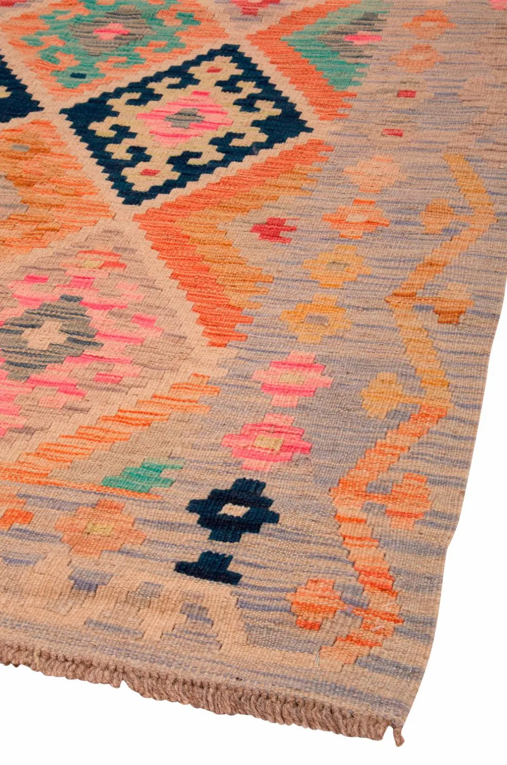 Bargi Uldtæpper|Fladvævede Tæpper>Woolcarpet Kilim 212x316 cm Multi