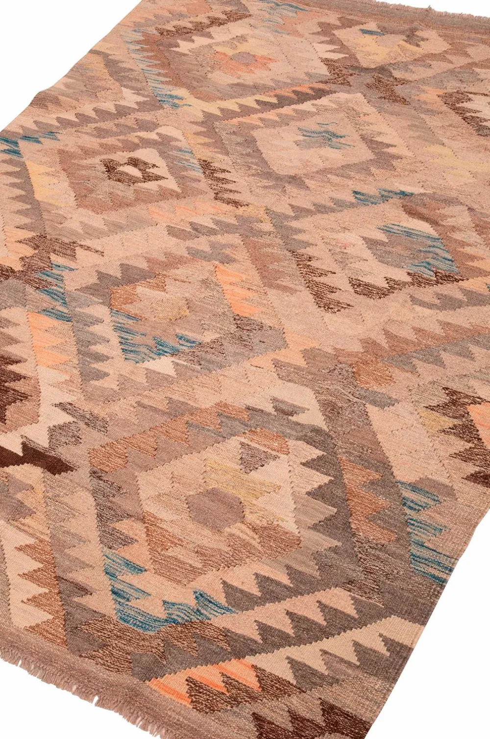 Bargi Uldtæpper|Fladvævede Tæpper>Woolcarpet Kilim 145x193 cm Multi