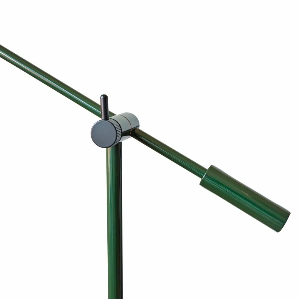 Belid Gulvlampe Cato højde 100-143cm cm dæmpbar Blank skovgrøn/matsort Clearance