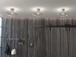 Belid Plafond Bullo diameter 27 Aluminium/Klar glas Outlet