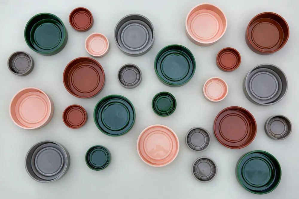 Bergs Potter Underskål Hoff GLAZED, diameter 14 cm Perlegrå Outlet