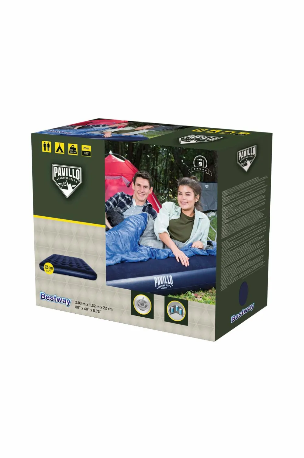 Bestway Luftmadras Pavillo Queen Online