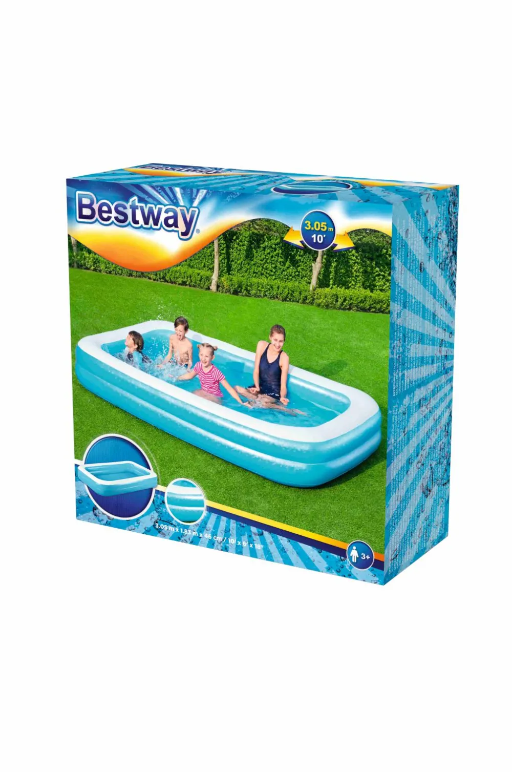 Bestway Børnebøger|Autot & Muut Ajoneuvot>Pool 305 x 183 x 46cm No color