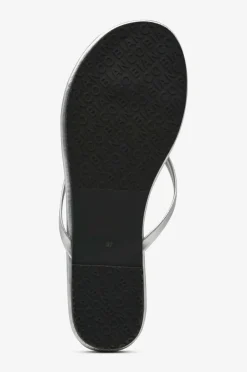Bianco Flip flops biaMexico Flip Flop Faux Leather Sølvfarvet Online