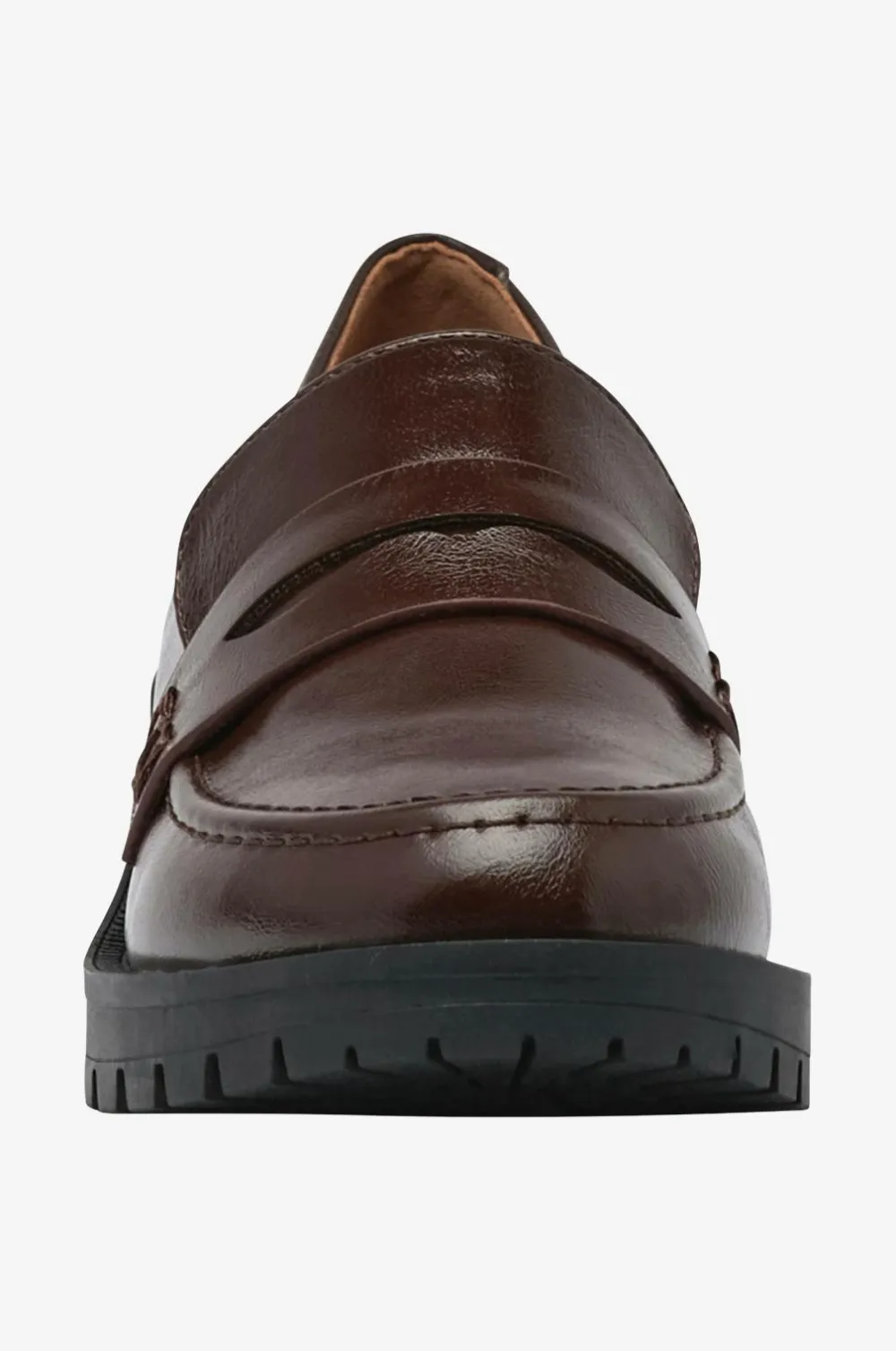 Bianco Loafers>Loafer Biapearl Simple Penny Loafer Faux Leather Brown