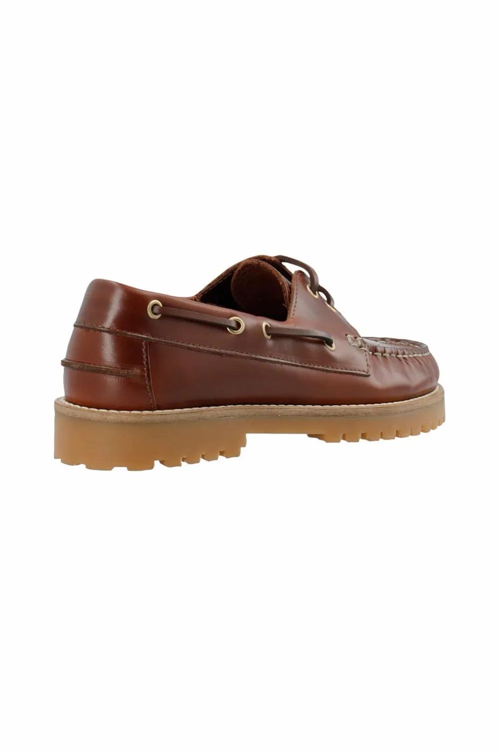 Bianco Loafers>Loafers Biacapri Boat Shoe Pull Up Leather Brown