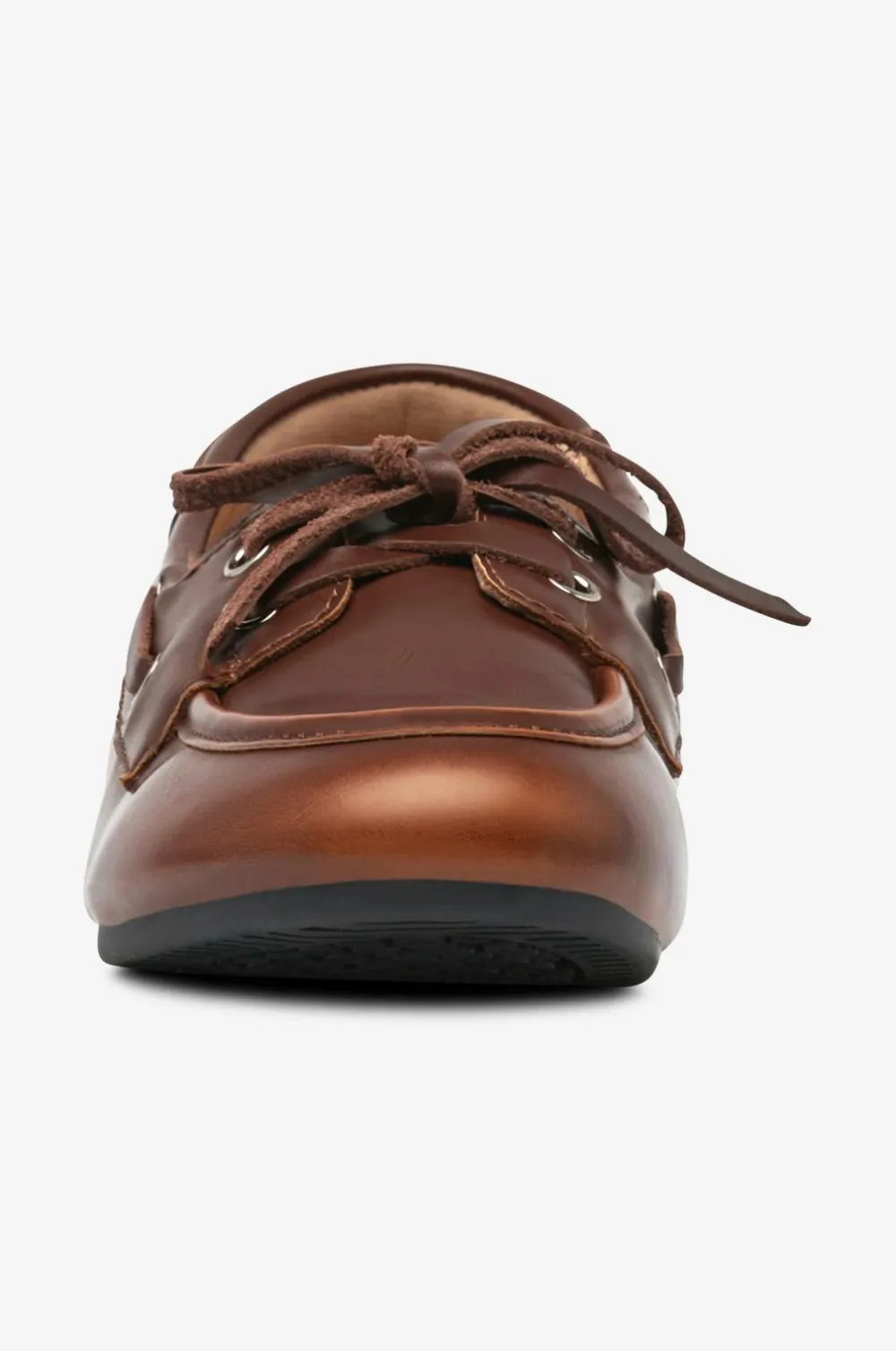 Bianco Loafers Biamarlene Boat Shoe Leather Brown Distressed Best