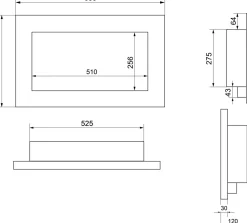 Biopejs Butikken Etanolkamin 65 cm Sort / blank Discount