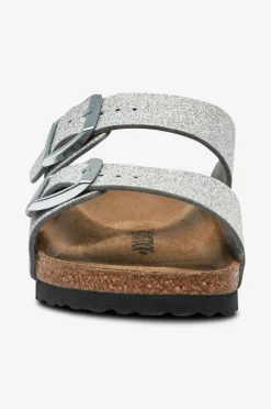 Birkenstock Sandaler Arizona Syn Shiny Glitter Silver Hot