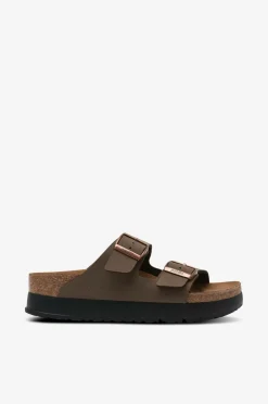 Birkenstock Sandaler Arizona Platform Flex BF Vegan Brown Discount