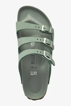 Birkenstock Sandaler Florida Lenb Hex Pure sage