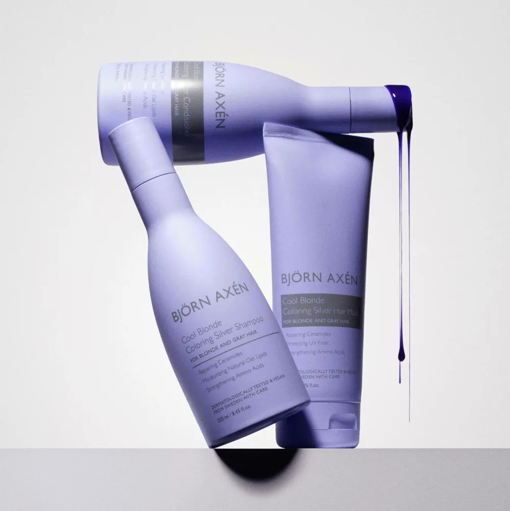 Björn Axén Hårpleje>Cool Blonde Coloring Silver Shampoo 250 ml