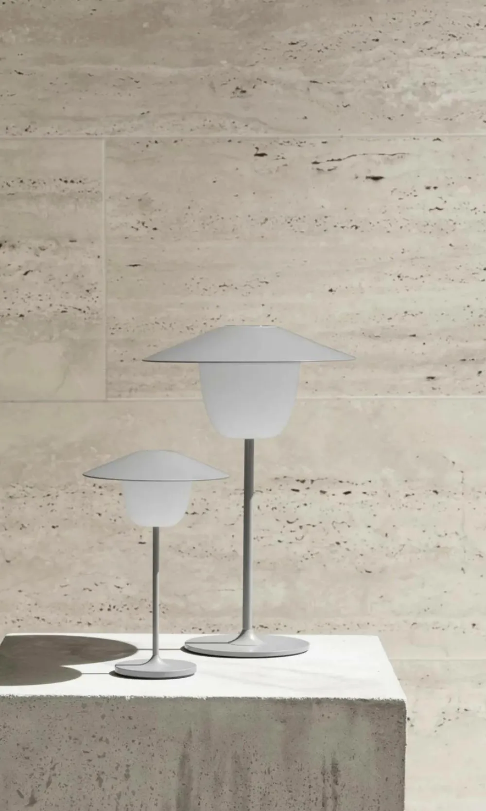 Blomus Udendørsbelysning|Genopladelige Lamper>LED-lampe Ani Mini 21,5 cm Satellit