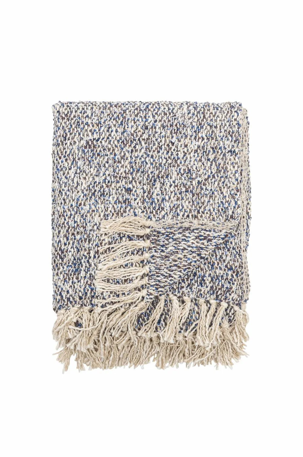 Bloomingville Tæpper & Plaider>Ocean Throw Blå