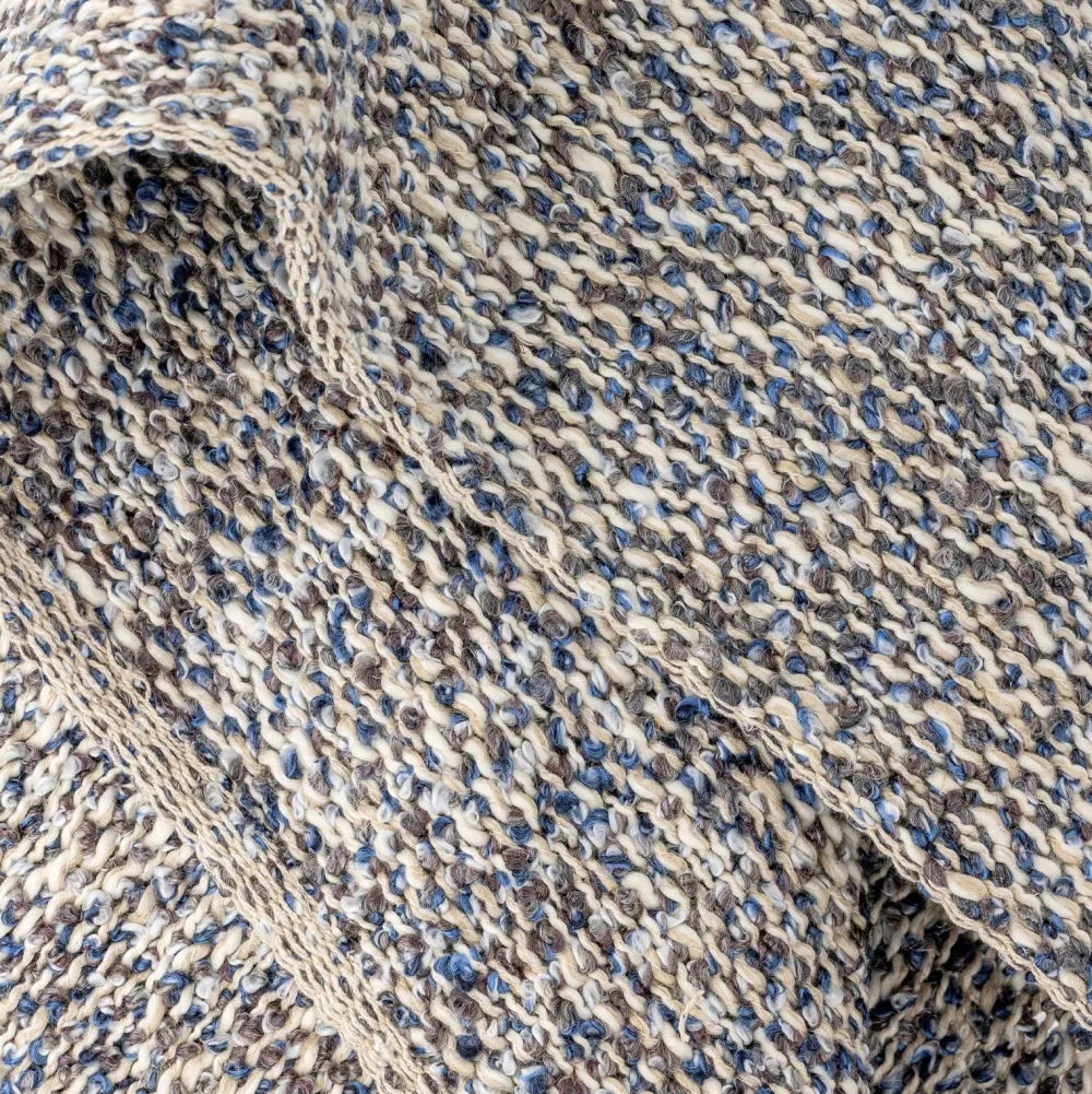 Bloomingville Tæpper & Plaider>Ocean Throw Blå
