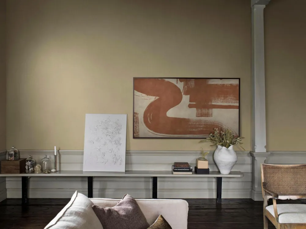 Boråstapeter Tapeter>Tapet Canvas Shimmer Gul 6126