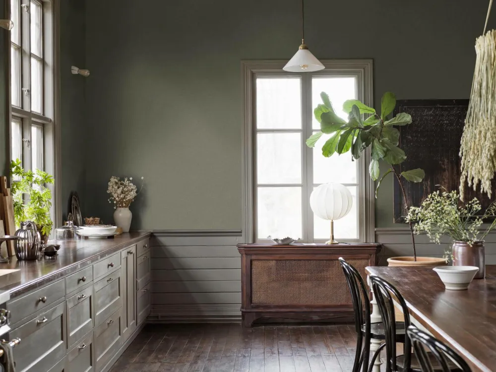 Boråstapeter Tapet Canvas Shimmer Grøn 6130 Discount