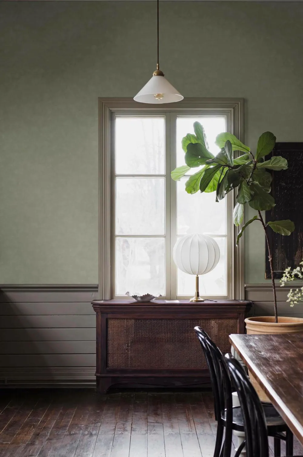 Boråstapeter Tapeter>Tapet Chalk Green 6105