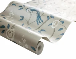 Boråstapeter Tapeter>Tapet Paradise Birds Blue 6143