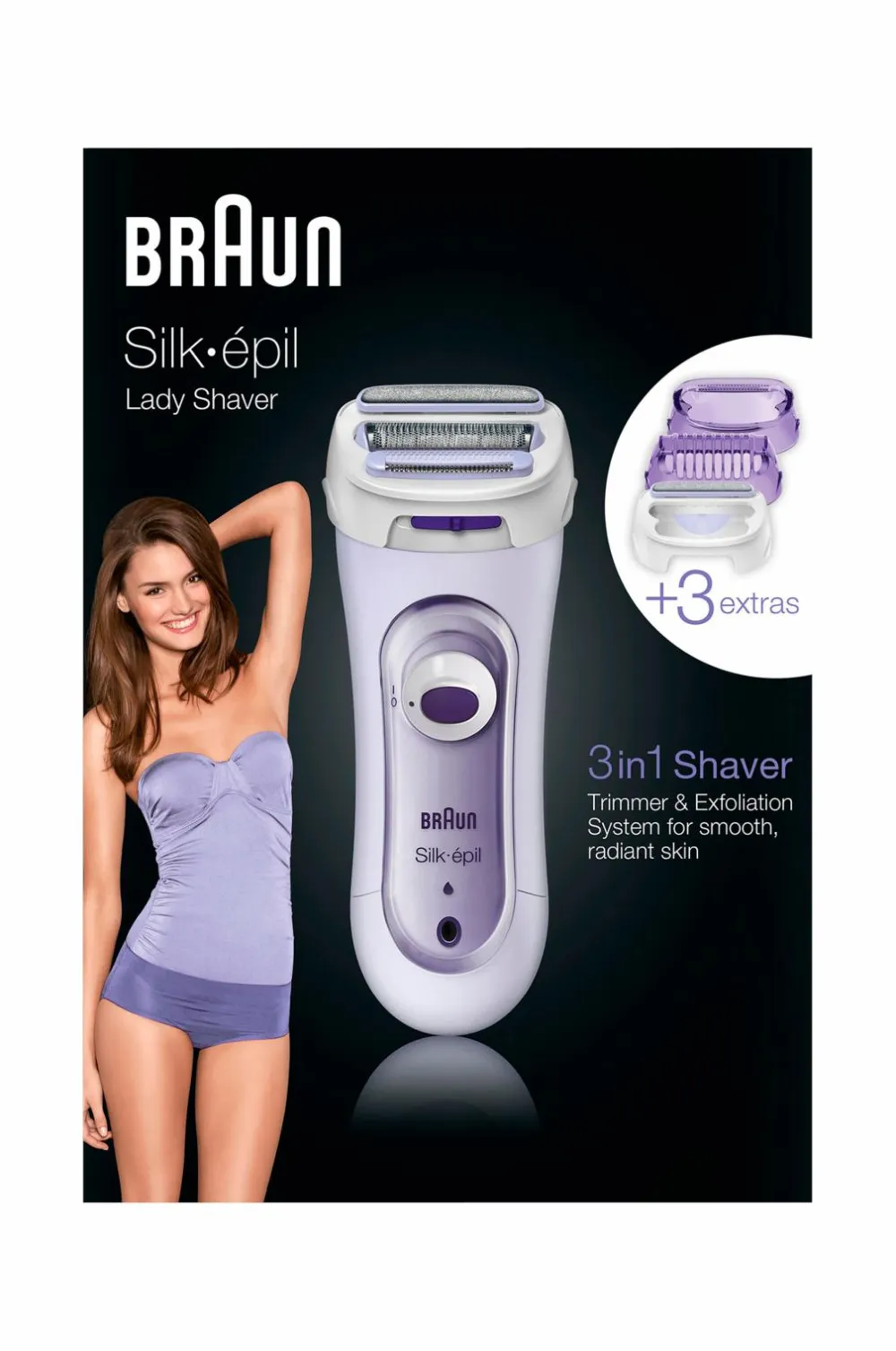 Braun Hårfjerning>Ladyshave LS5560 Violet