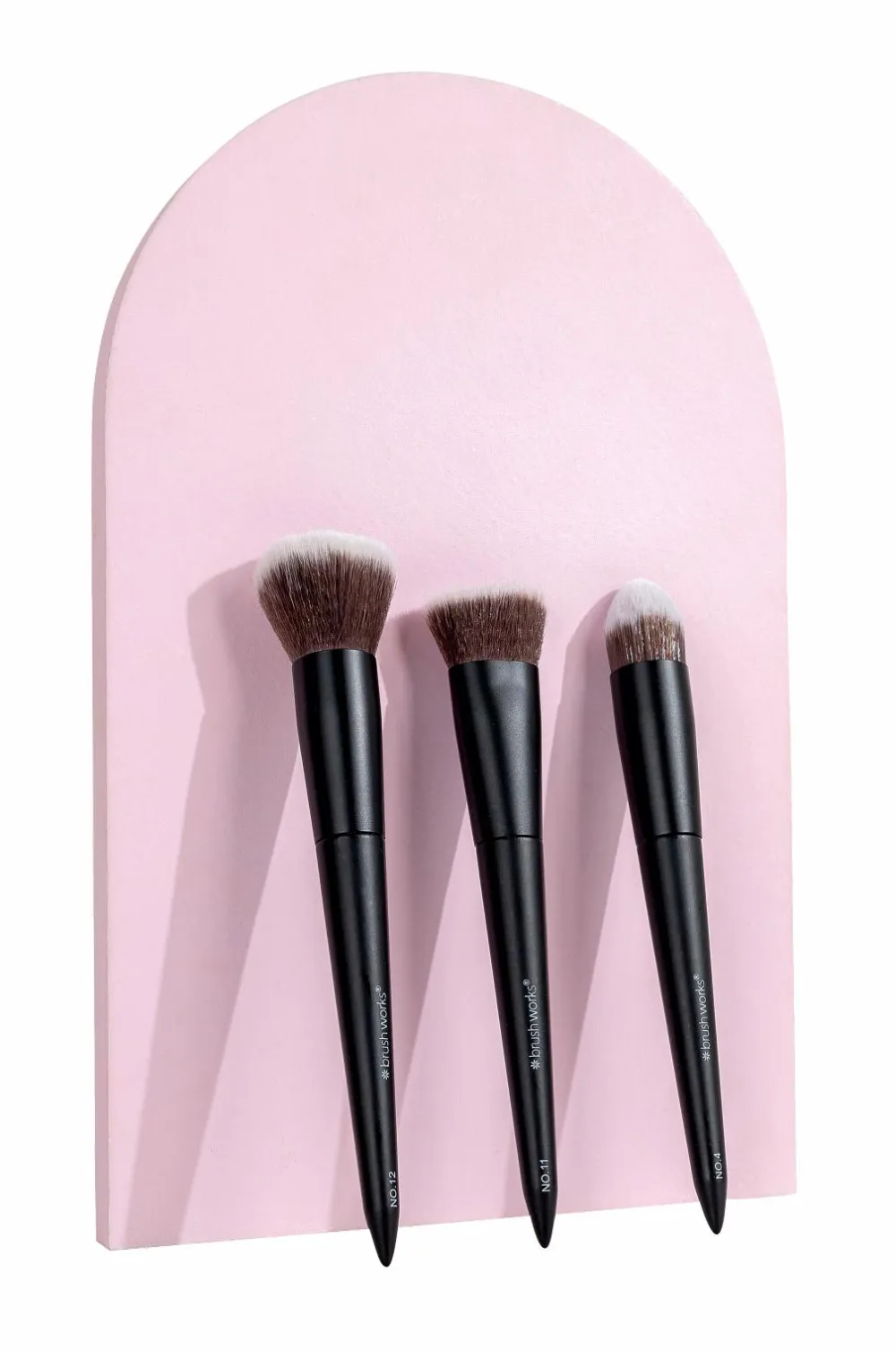 Brushworks Makeupbørster>Cream Contour And Blush Set No Color