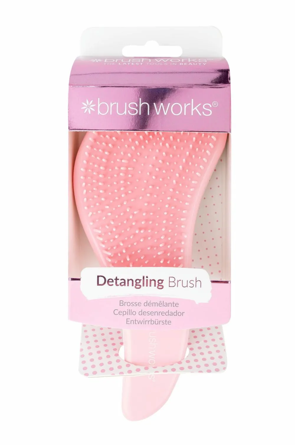 Brushworks Hårbørster>Hd Detangling Hair Brush No Color