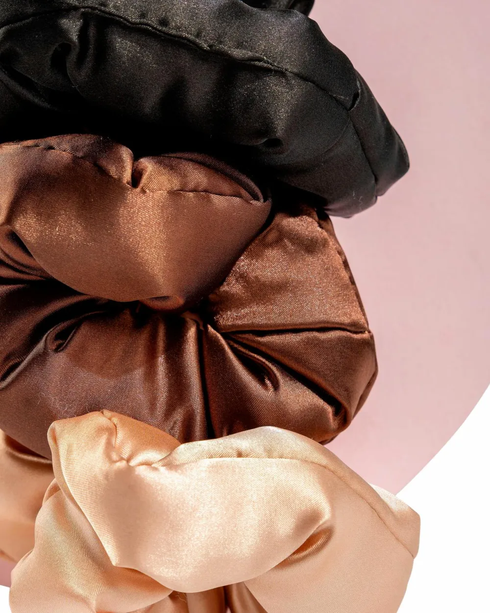 Brushworks Håraccessories|Håraccessories>Large Classic Cloud Scrunchies - 3 Pack No Color