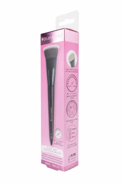 Brushworks No. 11 Flat Top Contour Brush No Color New