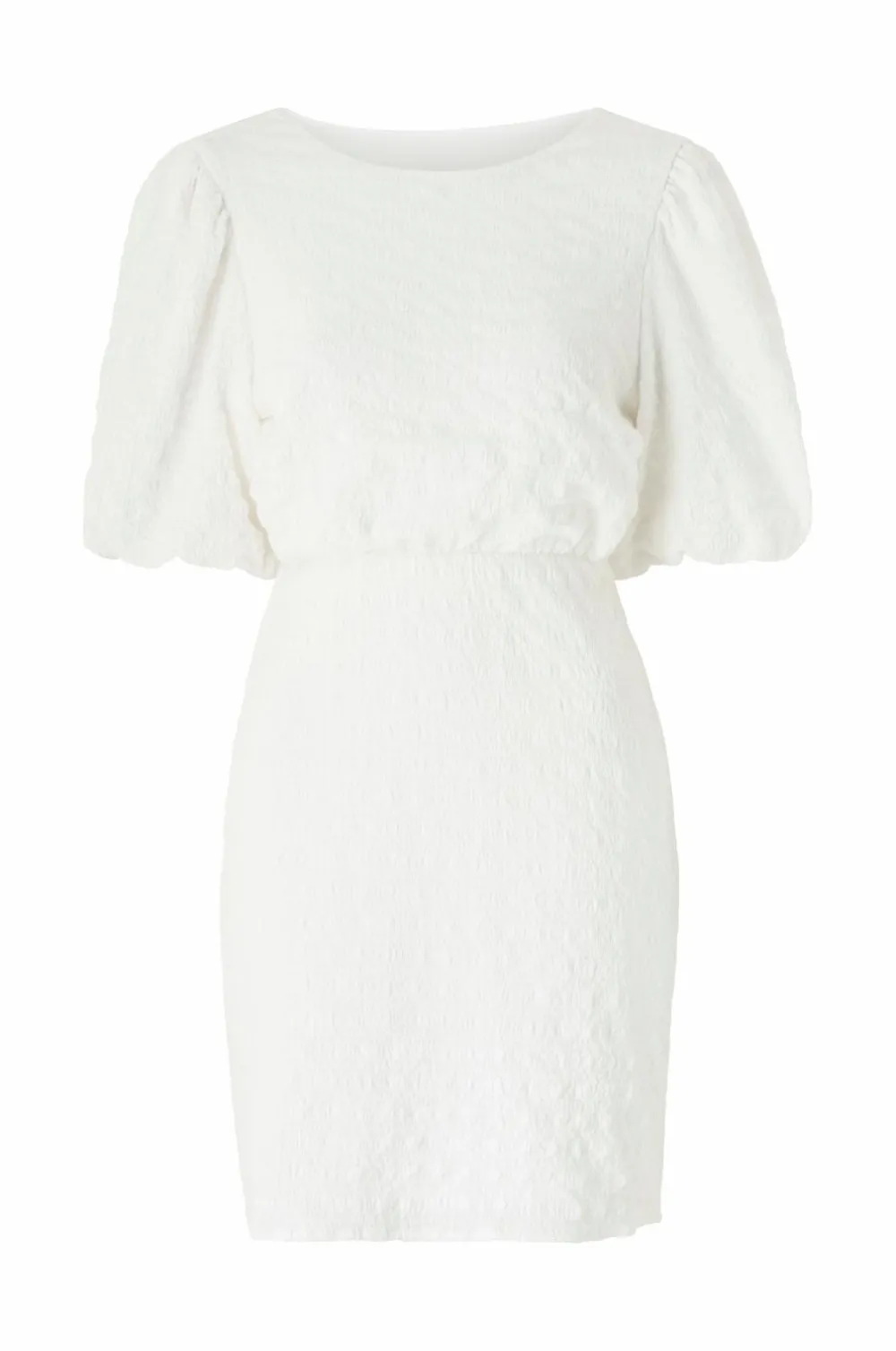 Bubbleroom Kjoler>Kjole Structured Bow White