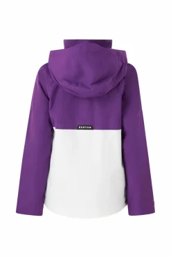 Burton Overtøj|Overtøj>Snowboardjakke / skijakke W Frostner Anorak Imperial purple/stout white