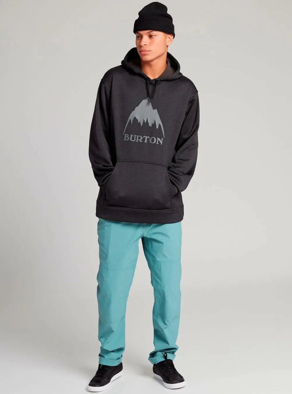Burton Sweatshirts & Hoodies>Sweatshirt MB OAK PO Tech Fleece True Black Heather