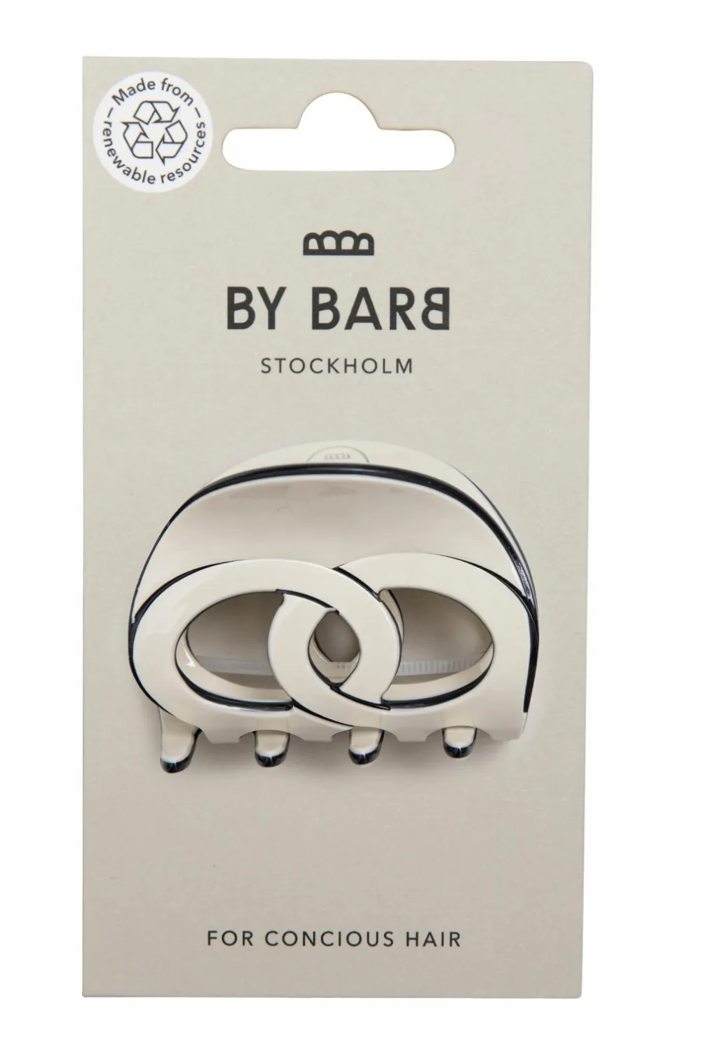 ByBarb Hair claw Hvid Best