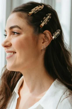 ByBarb Makeup Hair Clips 4-pak Skildpadde Best