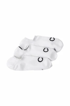 Calvin Klein Undertøj>Ankelsokker CK Men Footie High Cut 3P Logo 3-pak White
