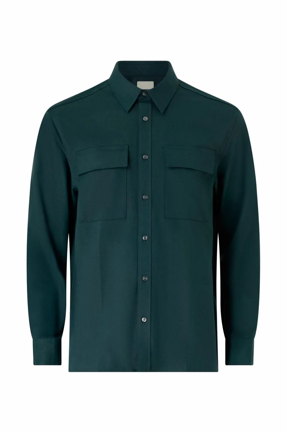 Calvin Klein Skjorter>Skjorte LS Melange PV Easy Shirt Fatigue