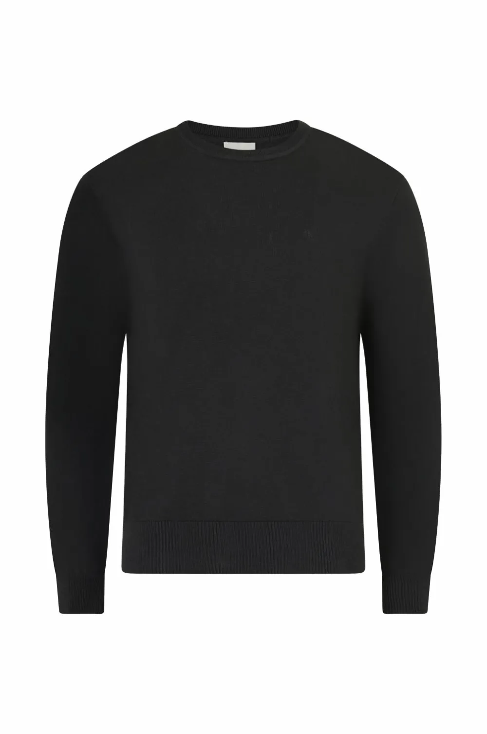 Calvin Klein Trøjer>Trøje LS Supima Cotton Crew 14gg Black