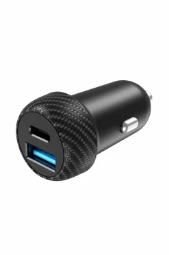 Celly Mobiltelefoner, Tablets & Tilbehør>Biloplader 1xusb-c PD 1xusb-a 35w No color