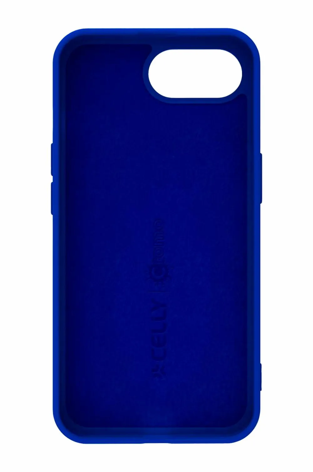 Celly Cromo Soft Rubber Case Iphone SE 4 Blue No color Clearance