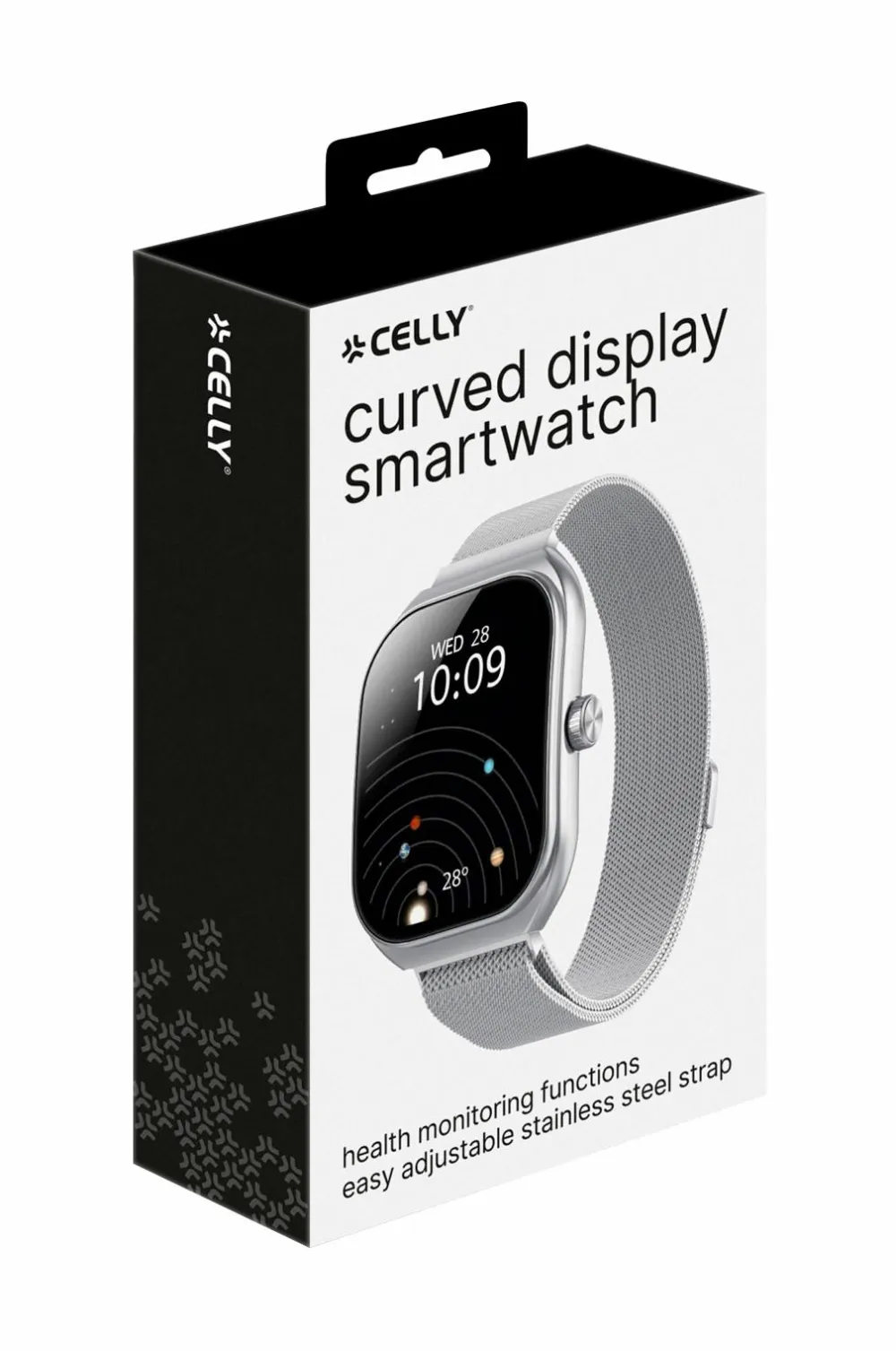 Celly Ure|Træningsredskaber & Udstyr>Smartwatch Trainerwide Milanese Mesh No color