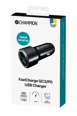 Champion Nordic Biloplader 43 W 2-port No color New