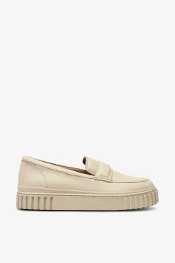Clarks Loafers Mayhill Cove D Cream Leather Outlet
