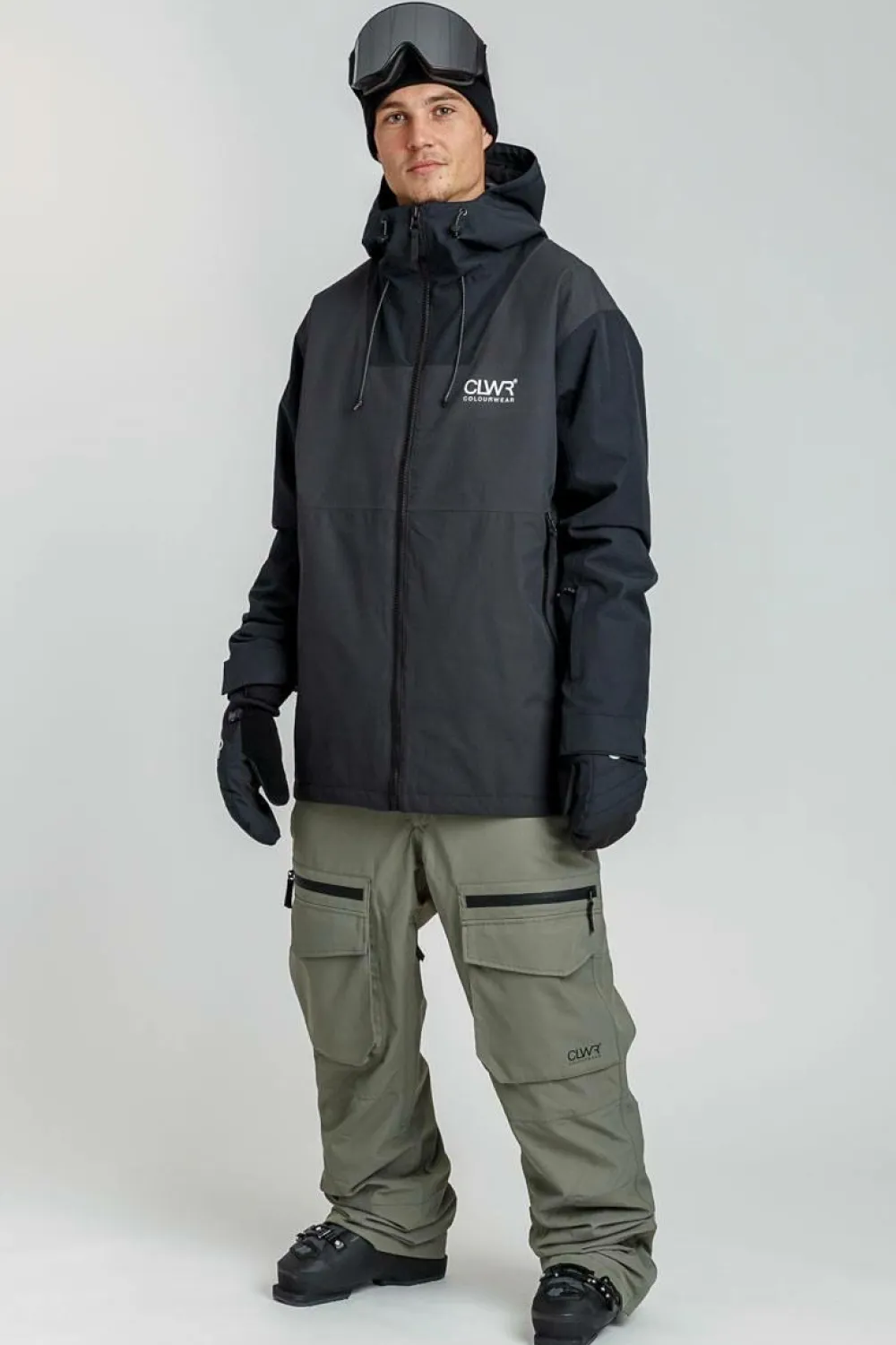 ColourWear Overtøj|Overtøj>Skijakke / snowboardjakke M Block Jacket Black