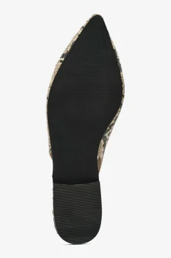 Copenhagen Shoes Slingback Forever And Ever 500 Black/cream Discount